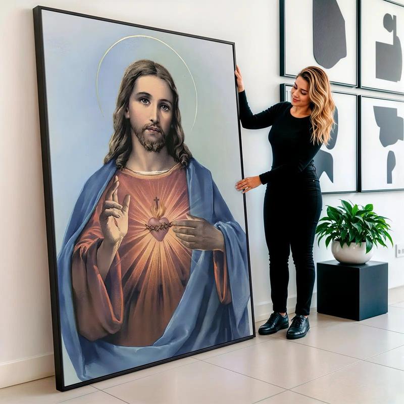 Quadro Sagrado Coração de Jesus Cristo - Mioquadros - Quadro